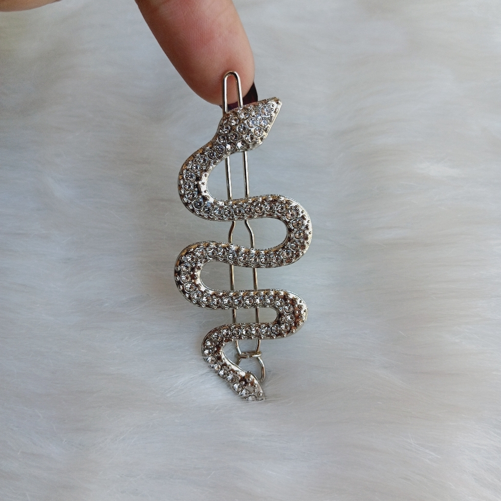 Snake Bling Hair Clip - Picture 11 of 13